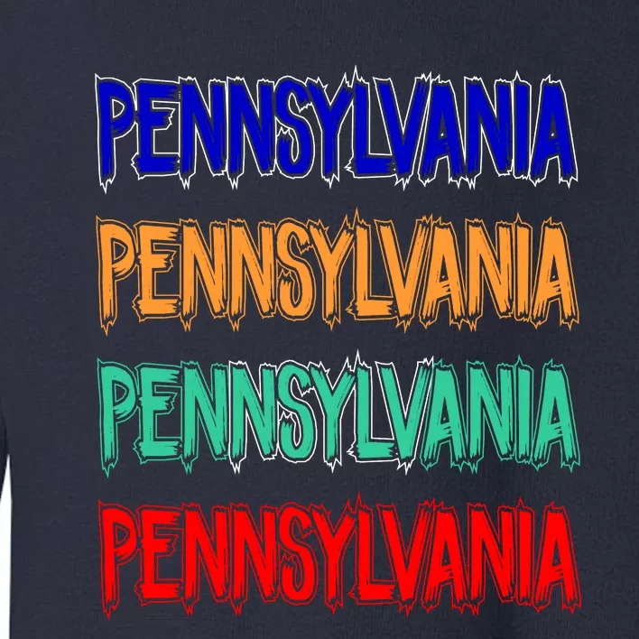 Pennsylvania Quad Logo Toddler Sweatshirt