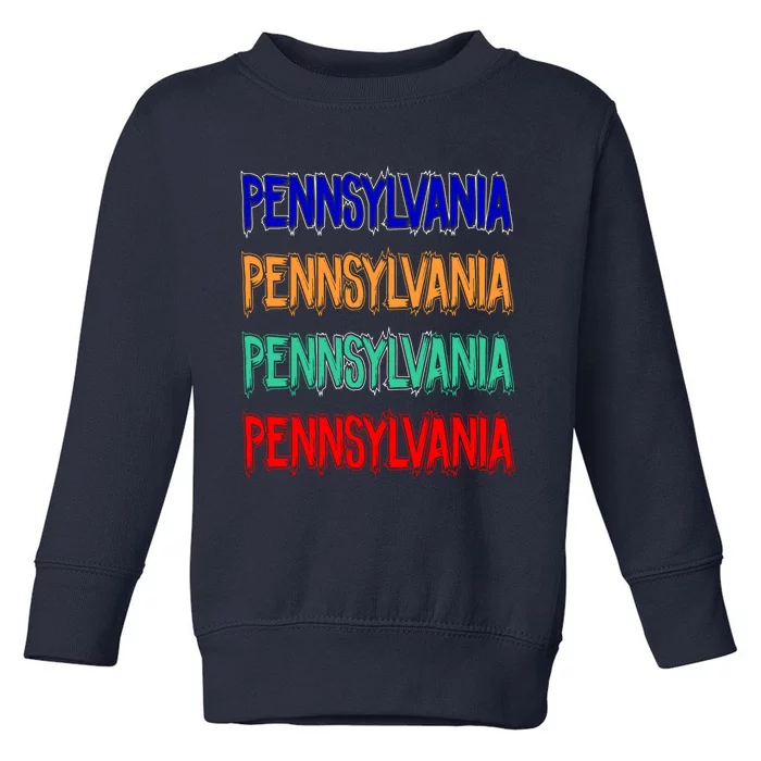 Pennsylvania Quad Logo Toddler Sweatshirt