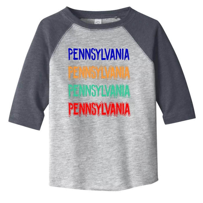 Pennsylvania Quad Logo Toddler Fine Jersey T-Shirt