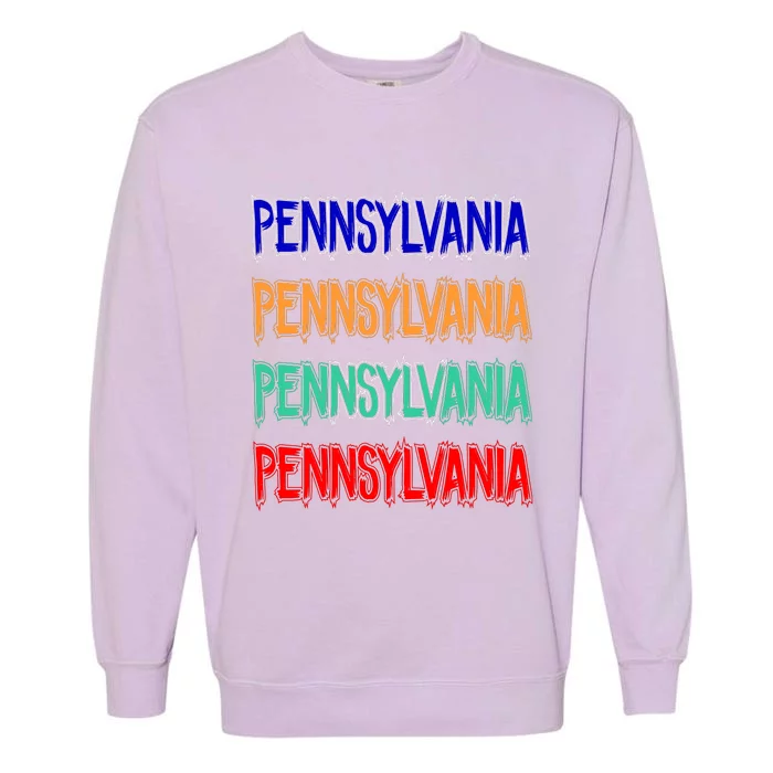 Pennsylvania Quad Logo Garment-Dyed Sweatshirt