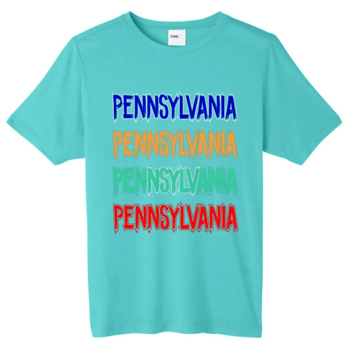 Pennsylvania Quad Logo ChromaSoft Performance T-Shirt