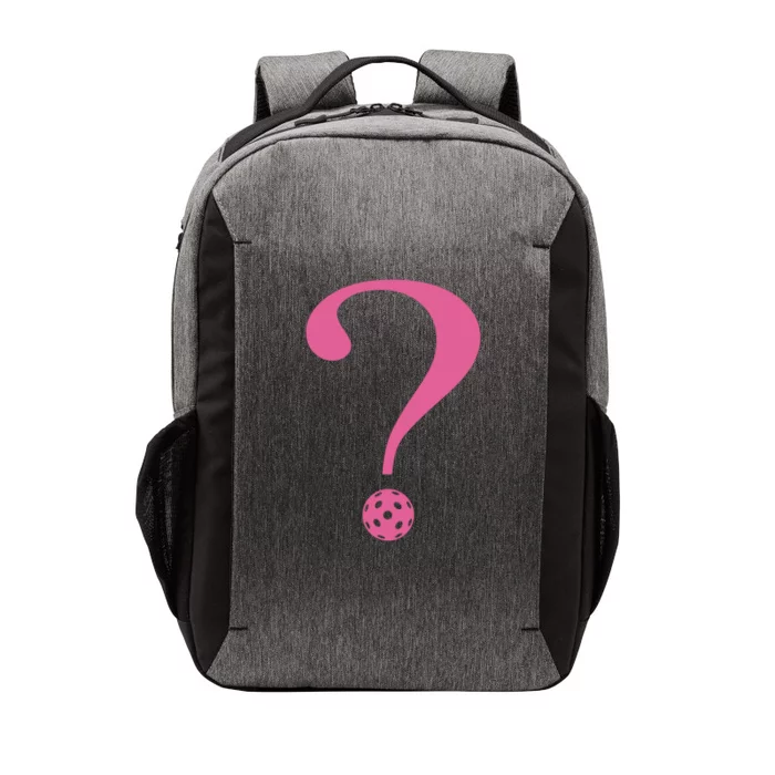 Pickleball Question Mark ? Pink Cute Gift Vector Backpack