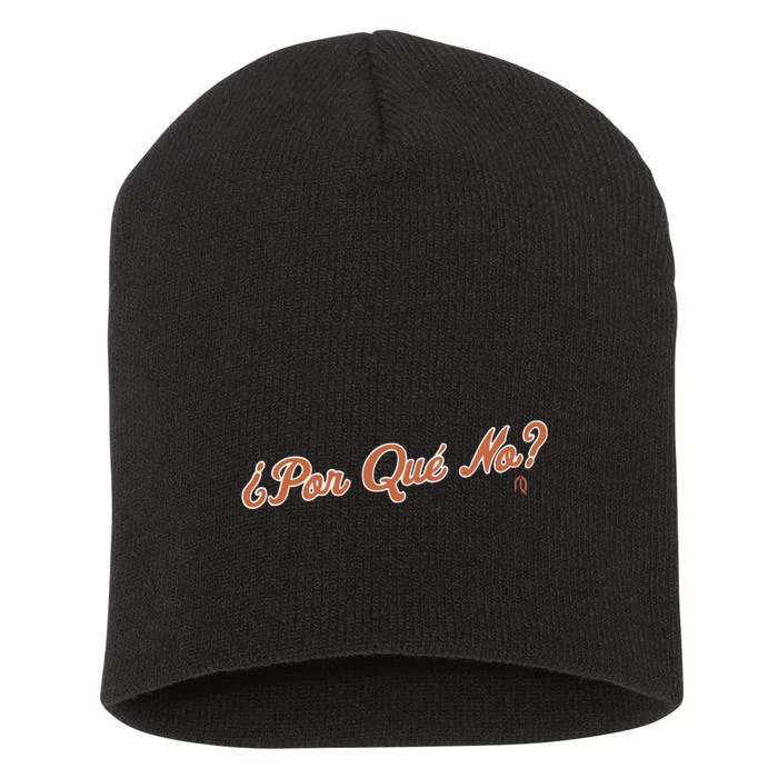 Por Qué No Short Acrylic Beanie