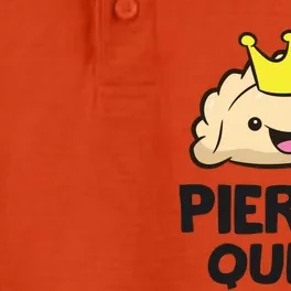 Pierogi Queen Polish Pierogi Cool Gift Dry Zone Grid Performance Polo