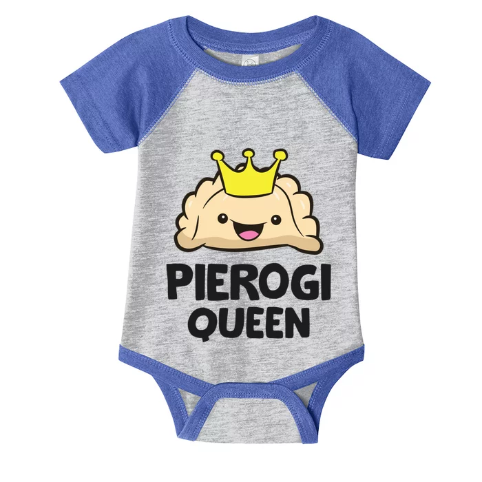 Pierogi Queen Polish Pierogi Cool Gift Infant Baby Jersey Bodysuit