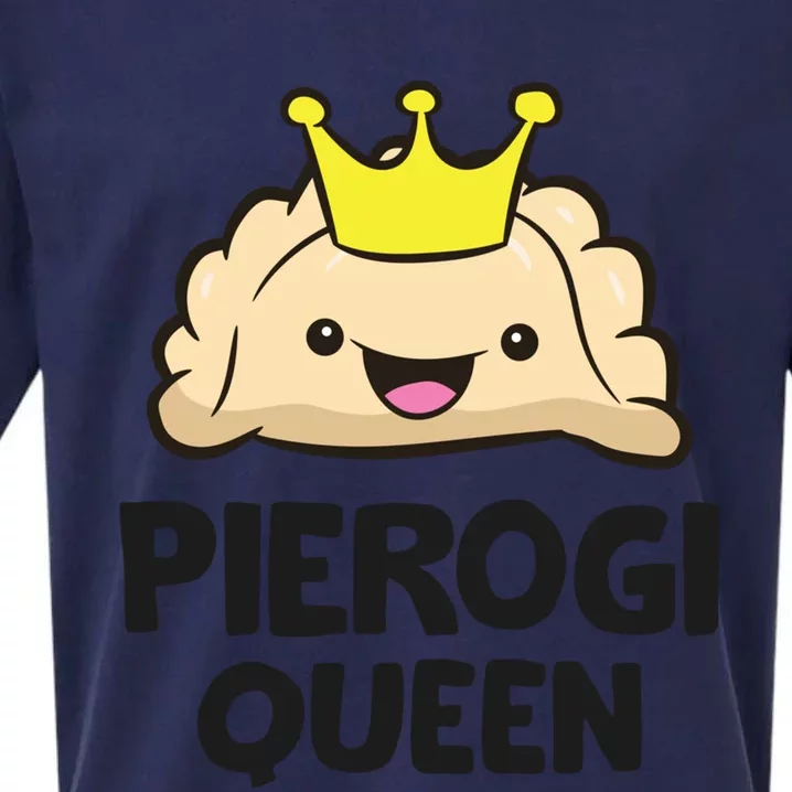 Pierogi Queen Polish Pierogi Cool Gift Sueded Cloud Jersey T-Shirt