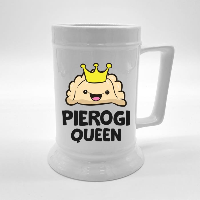 Pierogi Queen Polish Pierogi Cool Gift Front & Back Beer Stein