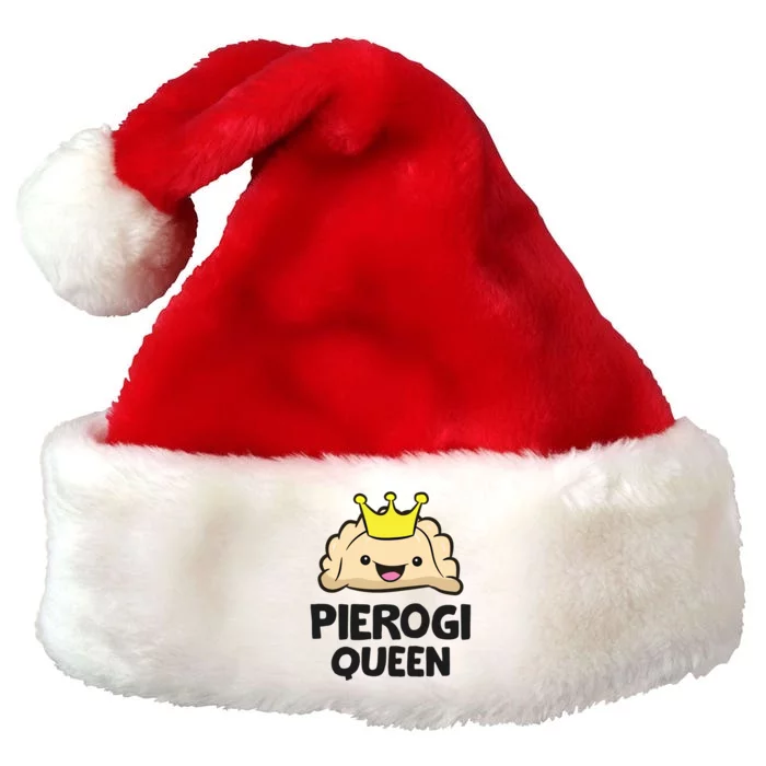 Pierogi Queen Polish Pierogi Gift Premium Christmas Santa Hat