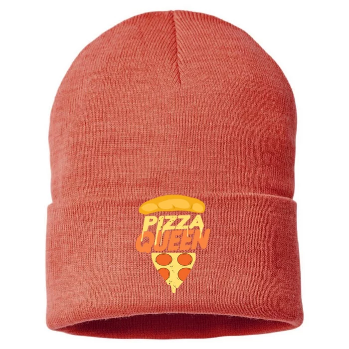 Pizza Queen Sustainable Knit Beanie