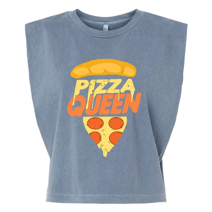 Pizza Queen Garment-Dyed Women's Muscle Tee