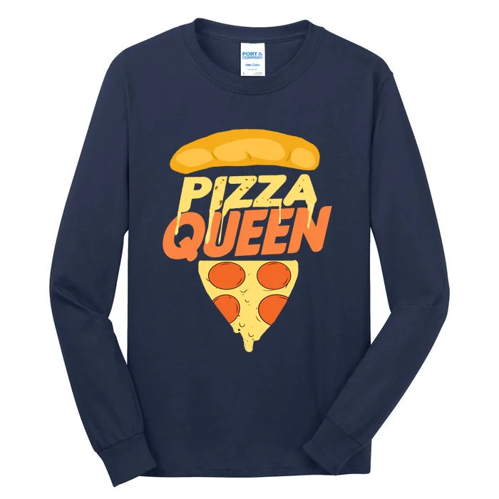 Pizza Queen Tall Long Sleeve T-Shirt