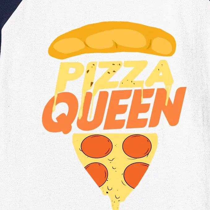 Pizza Queen Baseball Sleeve Shirt