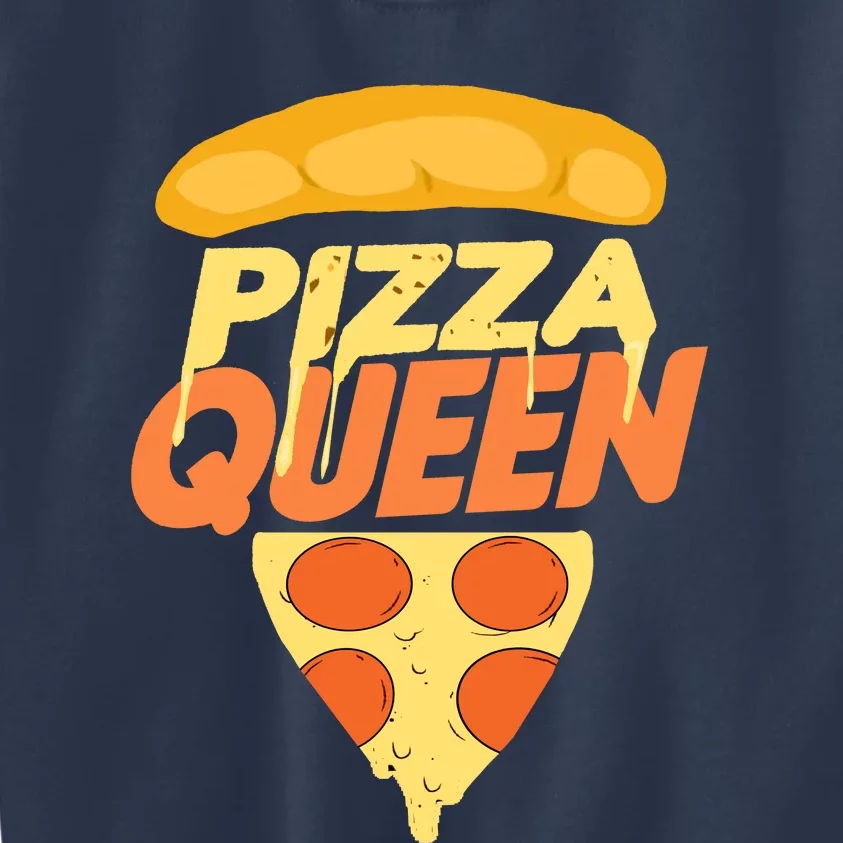 Pizza Queen Kids Sweatshirt