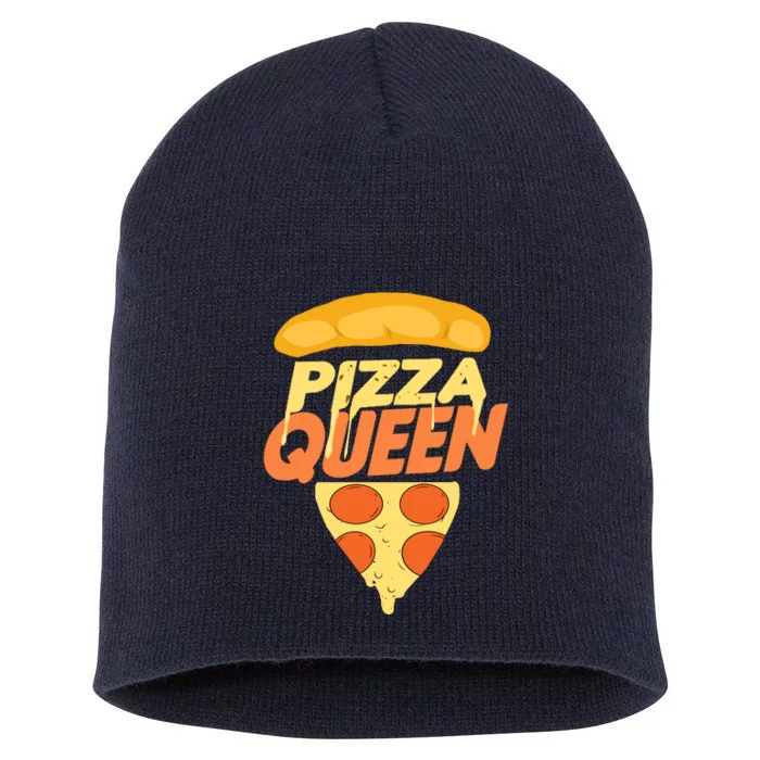 Pizza Queen Short Acrylic Beanie