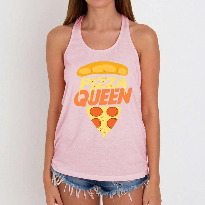 Pizza Queen Women's Knotted Racerback Tank