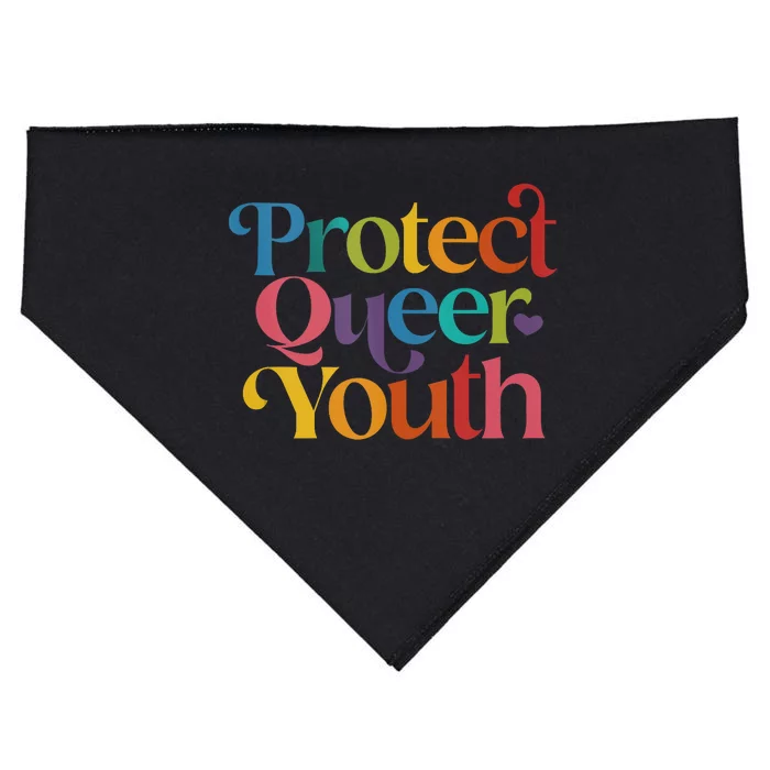 Protect Queer Protect Queer Lgbtq USA-Made Doggie Bandana