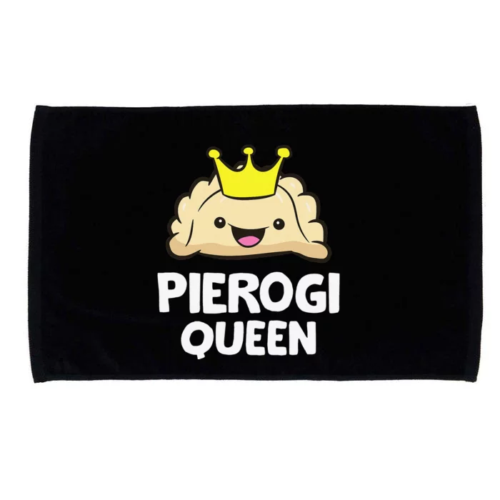 Pierogi Queen Polish Pierogi Funny Pierogi Microfiber Hand Towel