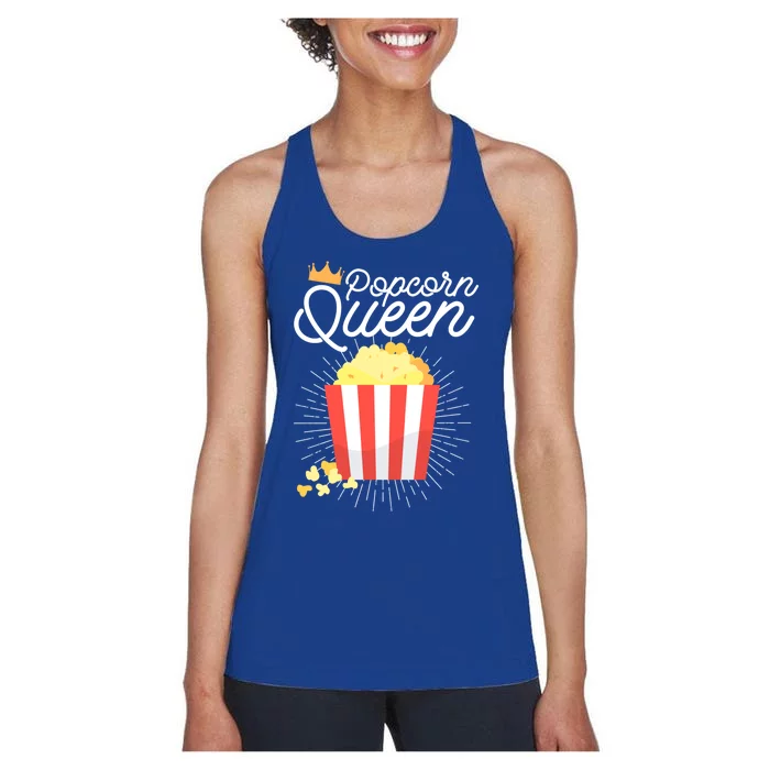 Popcorn Queen Partnerlook Gift Women's Racerback Tank