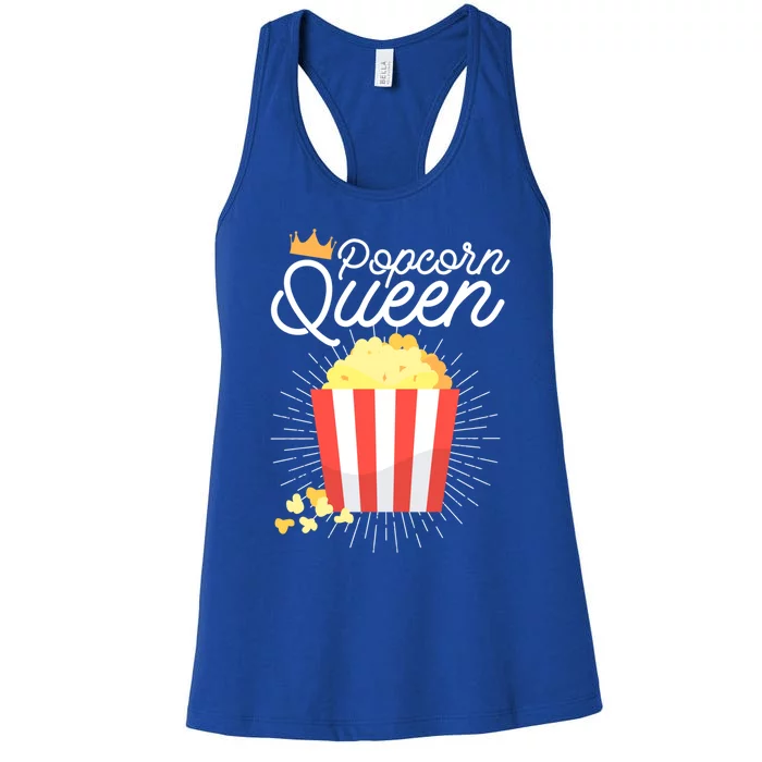 Popcorn Queen Partnerlook Gift Women's Racerback Tank