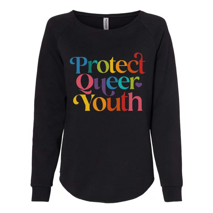 Protect Queer Pride Lgbtq Womens California Wash Sweatshirt