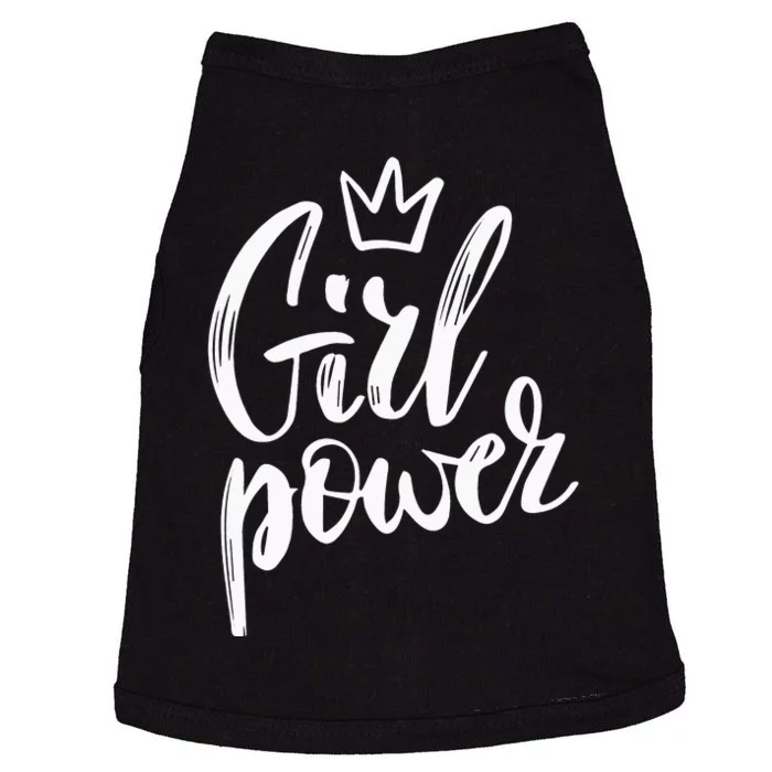 Power Queen! Strong Feminist Gift Birthday Present Doggie Tank