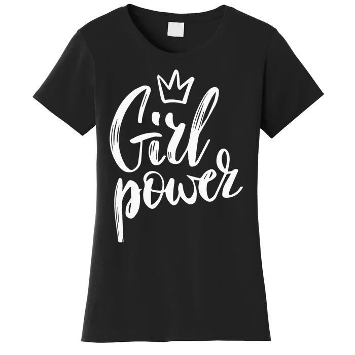 Power Queen! Strong Feminist Gift Birthday Present Women's T-Shirt