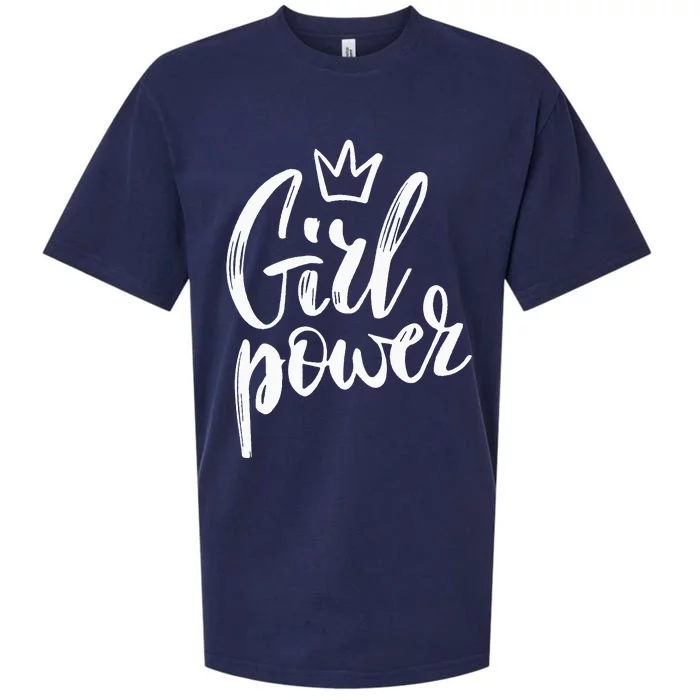 Power Queen! Strong Feminist Gift Birthday Present Sueded Cloud Jersey T-Shirt