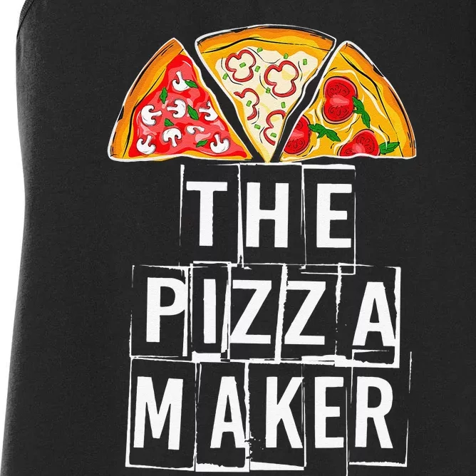 Pizza quote This Guy Makes The Best Pizza Maker Women's Racerback Tank