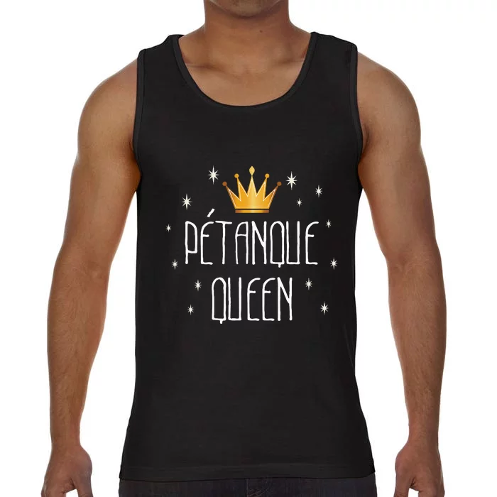 Petanque Queen T For Women Fans Of Boules Comfort Colors® Tank Top