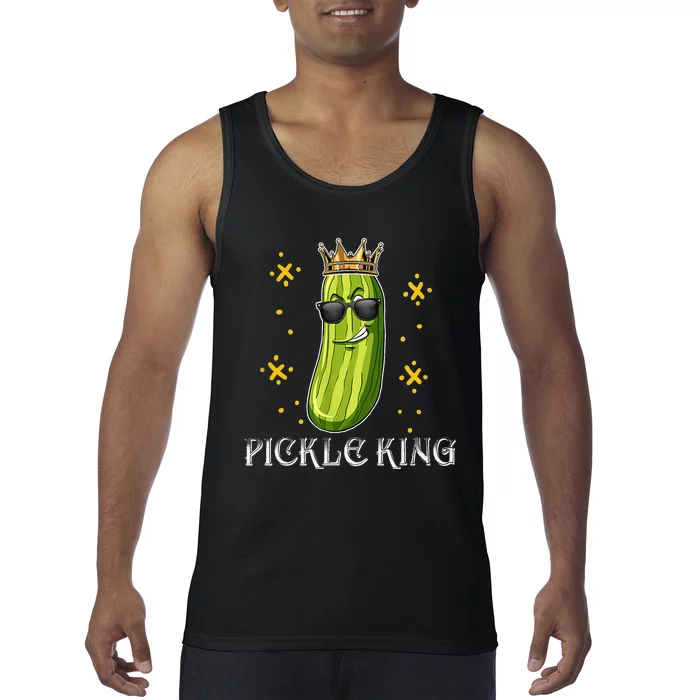 Pickle Queen Vegan Funny Cucumber Vegetable Tank Top