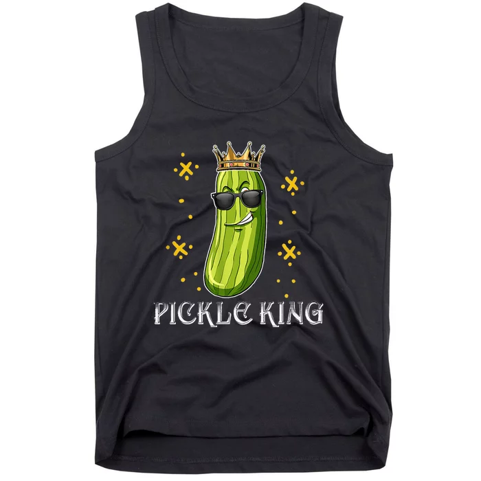 Pickle Queen Vegan Funny Cucumber Vegetable Tank Top