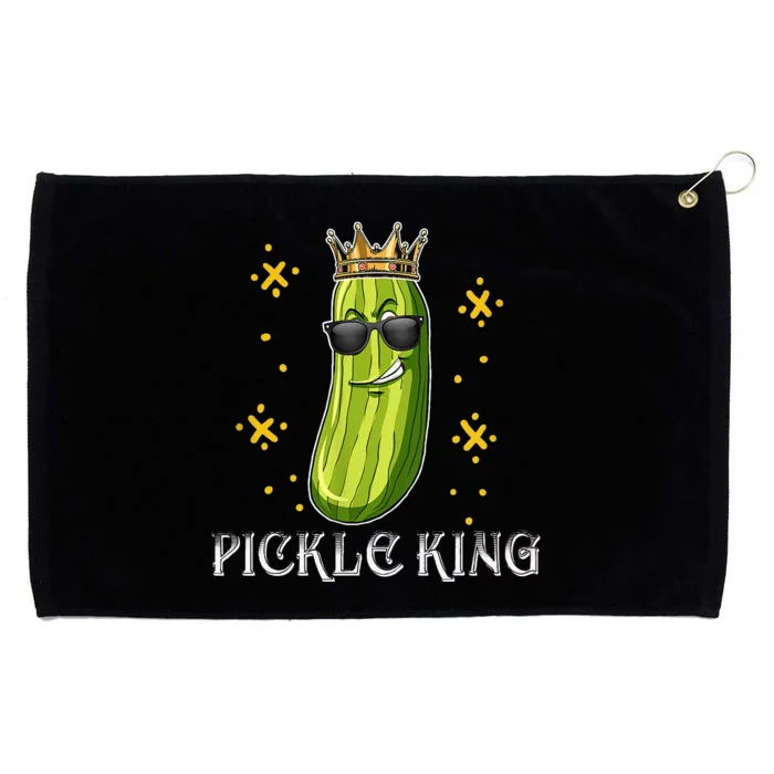 Pickle Queen Vegan Funny Cucumber Vegetable Grommeted Golf Towel