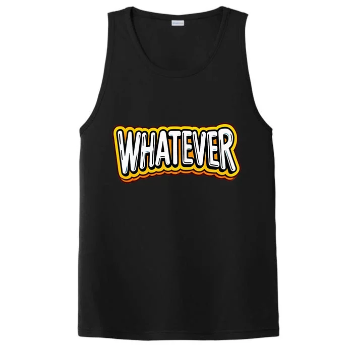 Playful Quirky Whatever Performance Tank