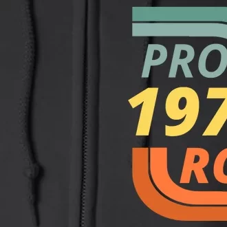 Pro Roe 1973 Roe Vs Wade Pro Choice Full Zip Hoodie