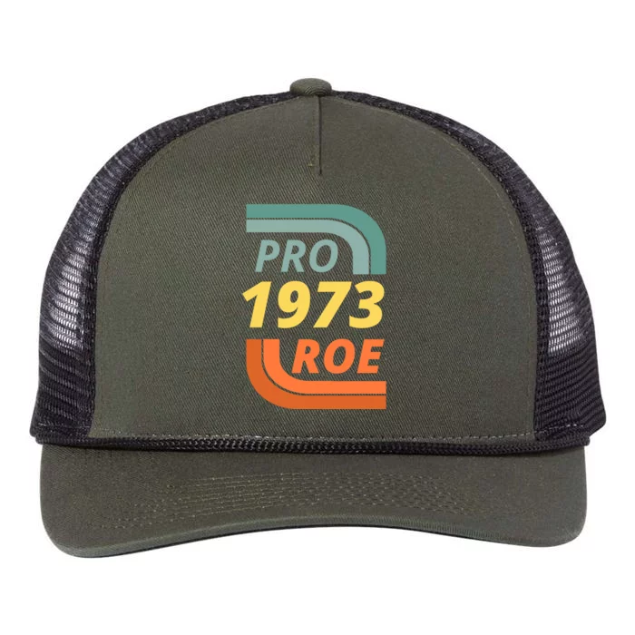 Pro Roe 1973 Roe Vs Wade Pro Choice Retro Rope Trucker Hat Cap