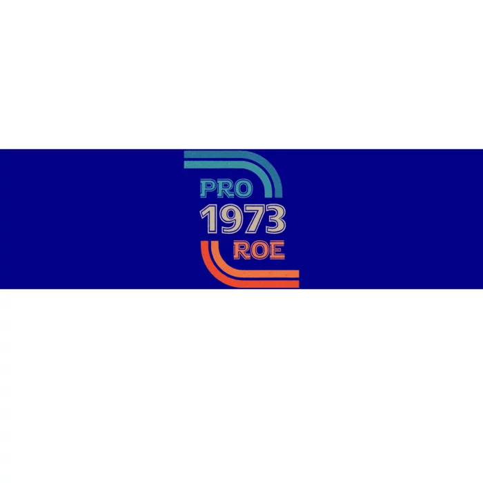 Pro Roe 1973 Roe Vs Wade Pro Choice Womens Rights Bumper Sticker