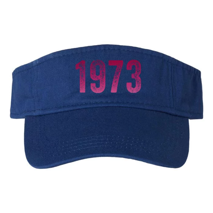 Pro Roe 1973 Gift Protect Roe V Wade Gift Cool Gift Valucap Bio-Washed Visor