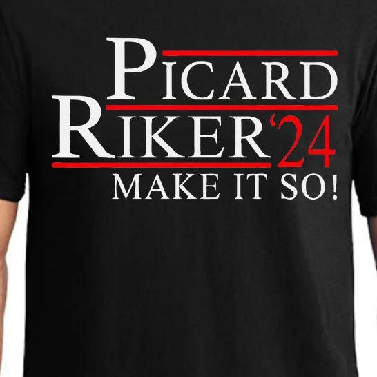 Picard Riker 24 Make It So Campaign Pajama Set