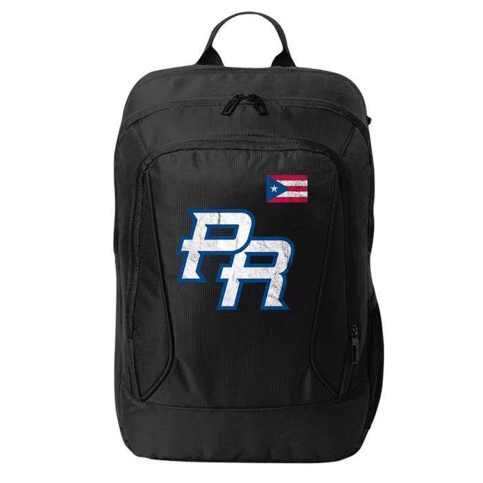 Puerto Rico Baseball Flag Pride Boricua Puerto Rico City Backpack