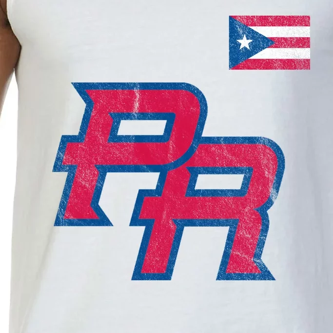 Puerto Rico Baseball Flag Pride Boricua Puerto Rico Comfort Colors® Tank Top