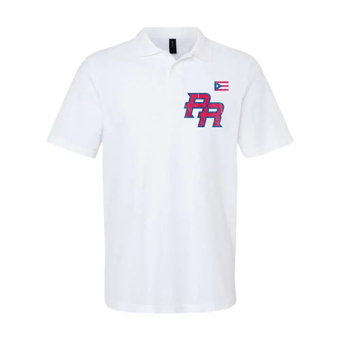 Puerto Rico Baseball Flag Pride Boricua Puerto Rico Softstyle Adult Sport Polo