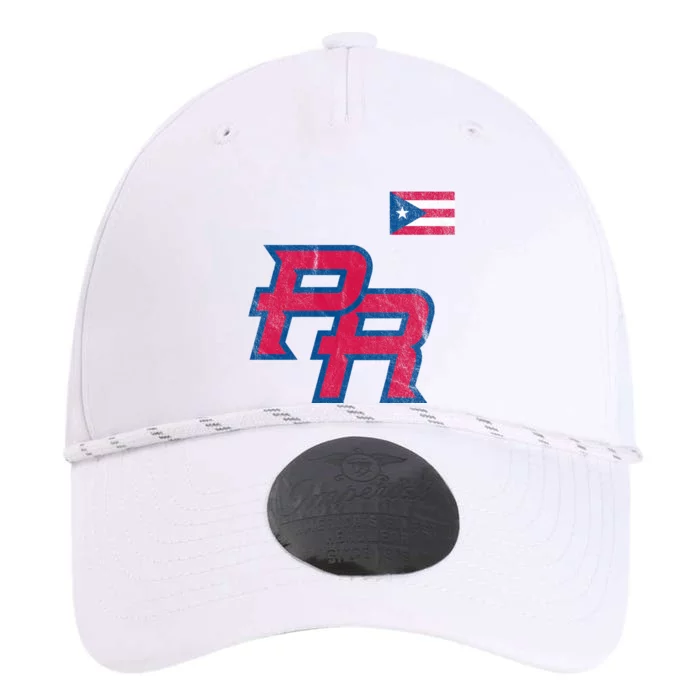 Puerto Rico Baseball Flag Pride Boricua Puerto Rico Performance The Dyno Cap