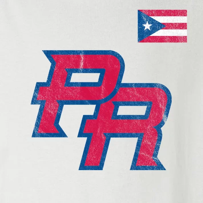 Puerto Rico Baseball Flag Pride Boricua Puerto Rico Toddler Long Sleeve Shirt