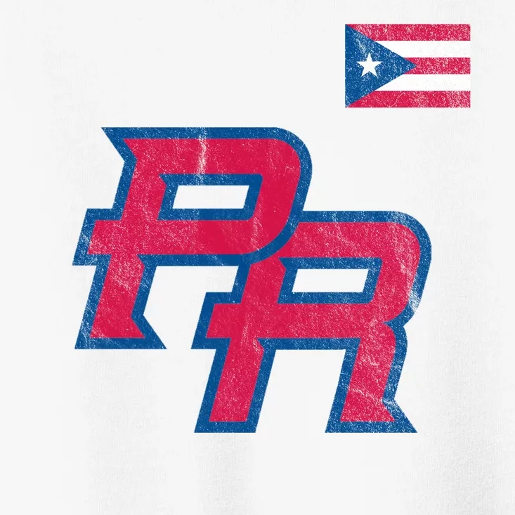 Puerto Rico Baseball Flag Pride Boricua Puerto Rico Toddler T-Shirt