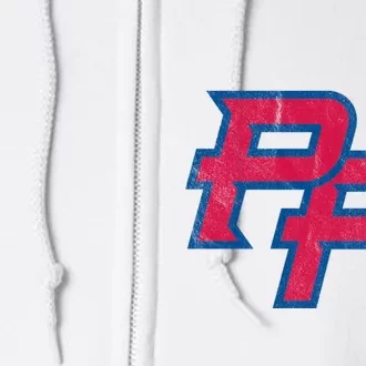 Puerto Rico Baseball Flag Pride Boricua Puerto Rico Full Zip Hoodie