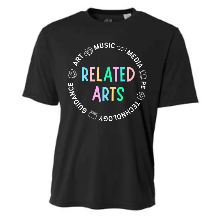 PKES Related Arts Circle Design Cooling Performance Crew T-Shirt