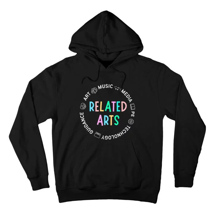 PKES Related Arts Circle Design Tall Hoodie