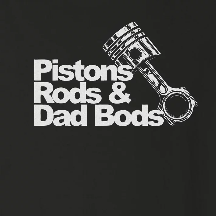 Pistons Rods And Dad Bods Engineer Classic Car Toddler Long Sleeve Shirt