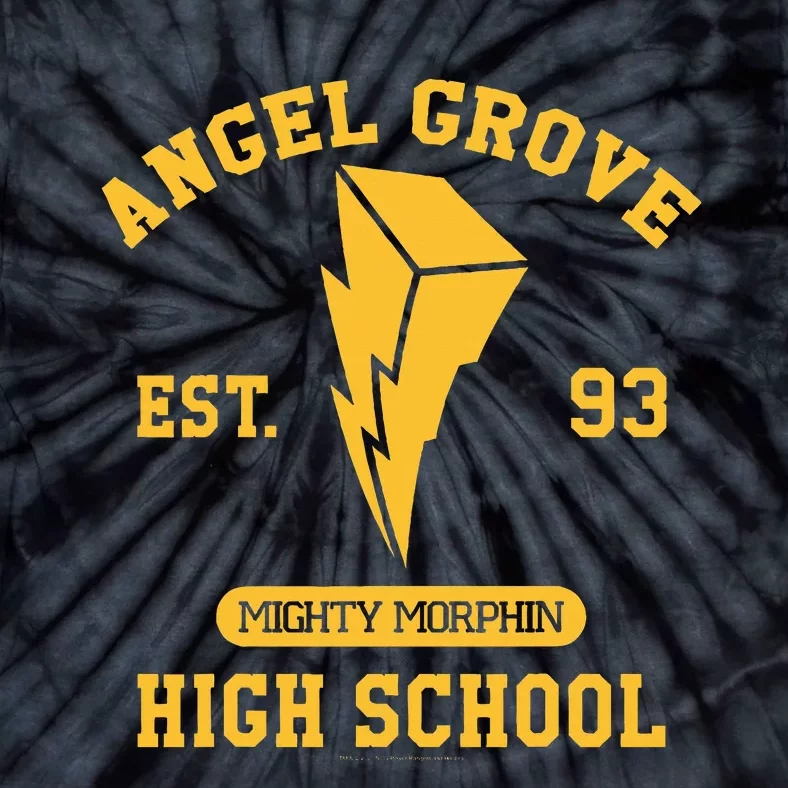 Power Rangers Angel Grove High School Gold Collegiate Tie-Dye T-Shirt