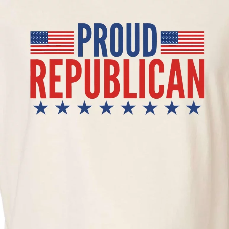 Proud Republican American Garment-Dyed Women's Muscle Tee